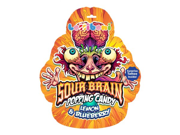 Sour Brain Popping Candy Banana&Strawberry