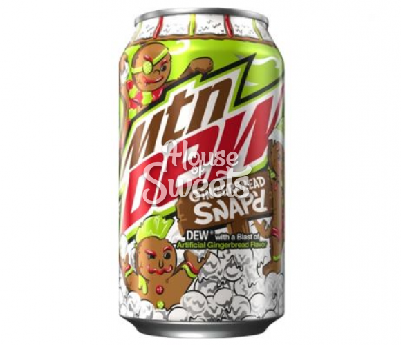 Mountain Dew Ginger Snapd 355ml
