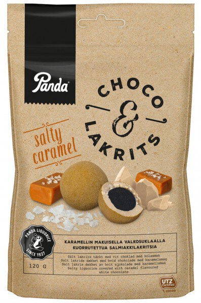 Panda Choco & Lakritze Salty Caramel 120g