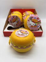 Hello Kitty Hamburger Brotdose - mit Spielzeug und S&uuml;&szlig;igkeiten