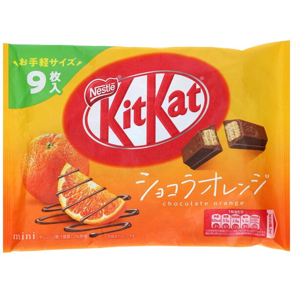 Kit Kat Orange mini 104,4 g (Japan import)  MHD: 31.8.2023