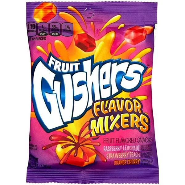 Fruit Gushers Flavour Mixers 48x120g