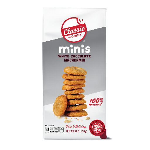 Classic Cookie – White Chocolate Macadamia Mini Cookies 198g