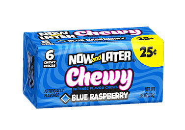 Now & Later Chewy Blue Rasperry 26g  MHD:28.02.2023