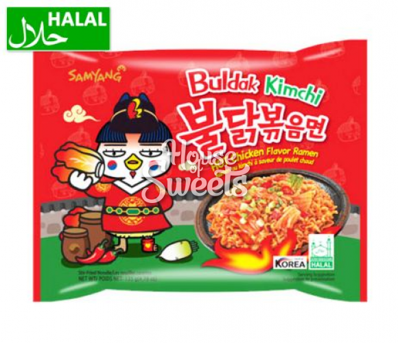 Noodle Hot Chicken Kimchi 5x135g  MHD:15.02.2024