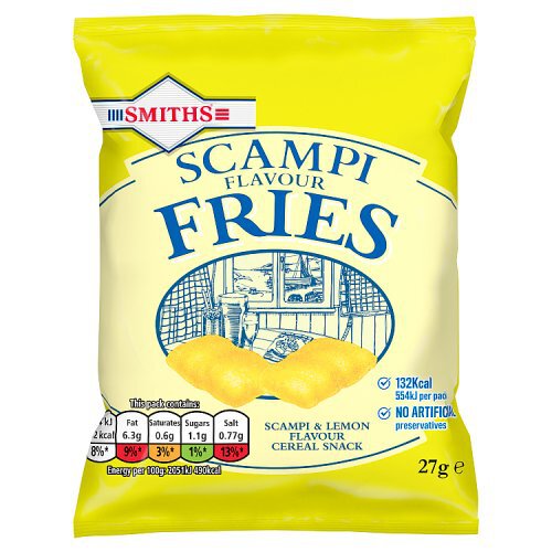 Smiths Scampi Flavour Fries 27g  MHD: 20.05.2023