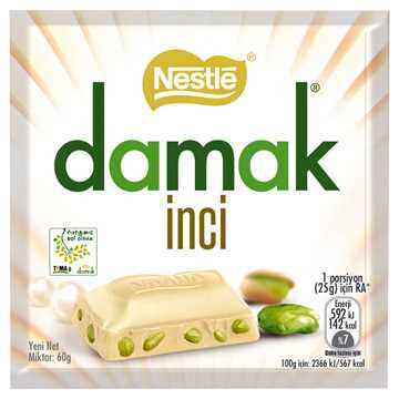 Nestle Damak White Chocolate 60g
