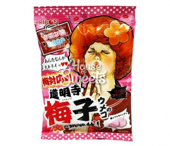Ribon Plum Sour Candy 70g Japan