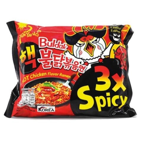 Noodle Ramen Hot Chicken 3x Spicy 140g  MHD:15.03.2024