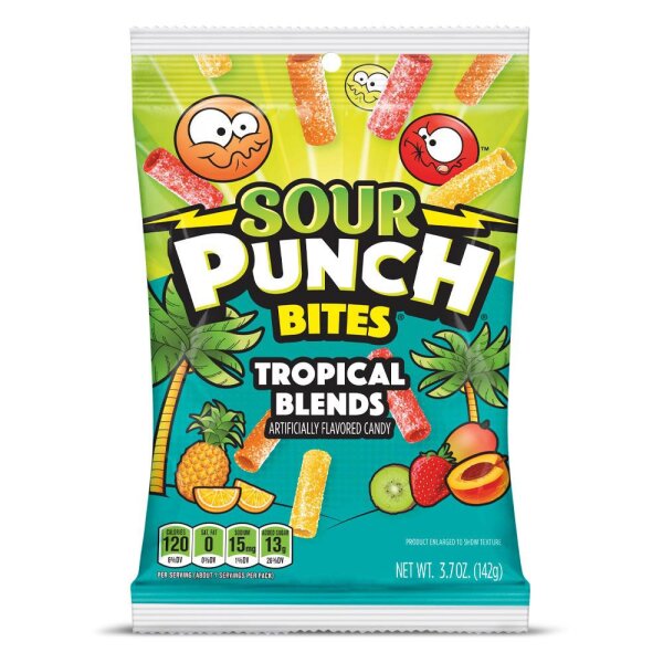 Sour Punch Tropical Bites 142g